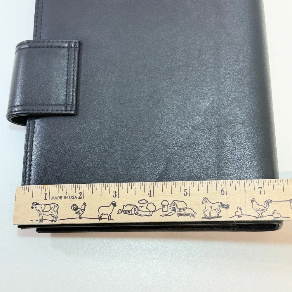Day-Timer Personal Organizer Desk Size Black‎ Planner 7-Ring Binder Navigator
